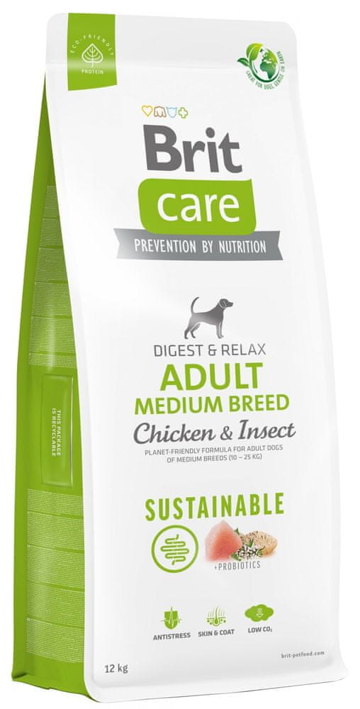 Brit Care Dog Sustainable Adult Medium Breed, 12 kg